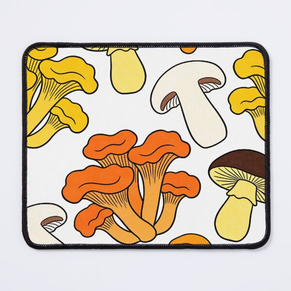 Item preview, Cute Chanterelle Wild Mushroom Foraging Pattern designed and sold by FestivityFinds.