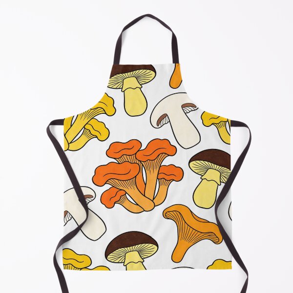 Item preview, Cute Chanterelle Wild Mushroom Foraging Pattern designed and sold by FestivityFinds.