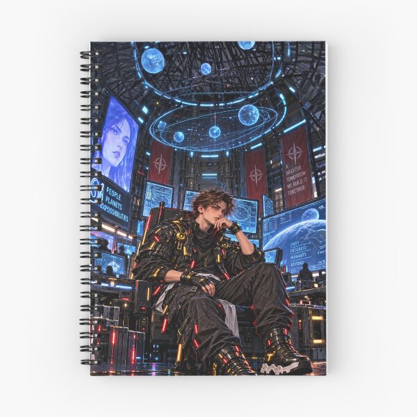 Item preview, Danix Cyberpunk Control Room Poster Design designed and sold by Kenzie & Co.