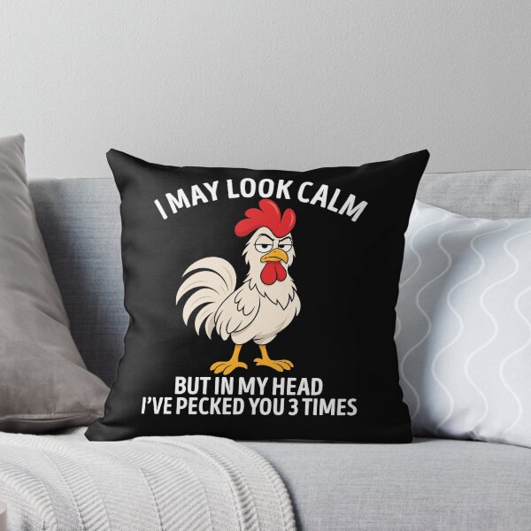 Item preview, I May Look Calm Funny Rooster designed and sold by teeperfect.
