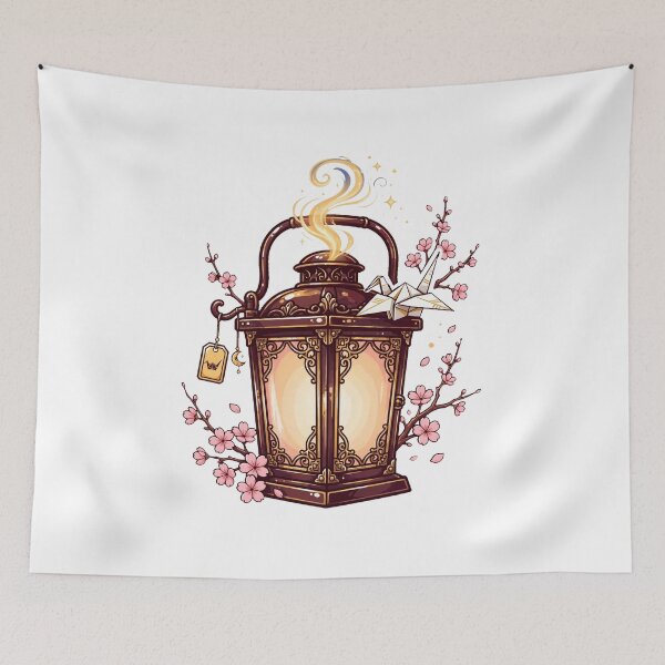 Item preview, Sakura Origami Crane designed and sold by LunaGlow Studio.