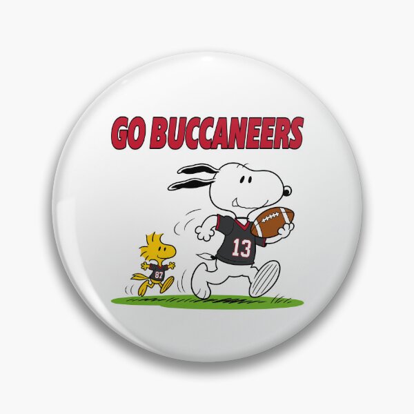 Item preview, Snoopy & Woodstock Tampa Bay Buccaneers Football Retro F454 designed and sold by GLUVY-THEME.