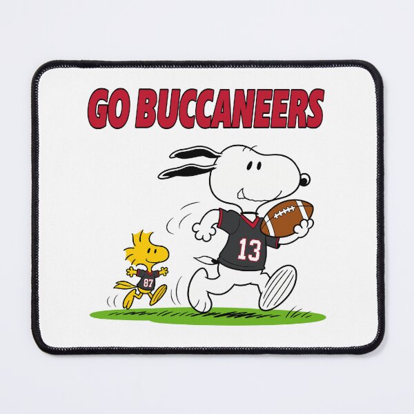 Item preview, Snoopy & Woodstock Tampa Bay Buccaneers Football Retro F454 designed and sold by GLUVY-THEME.
