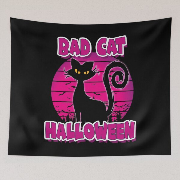 Item preview, Bad Cat Halloween Funny Black Cat Halloween Gift designed and sold by Say It With Ink.