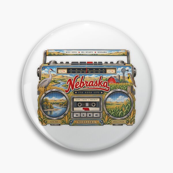 Item preview, Nebraska Gen X Boom Box designed and sold by Whimspired By Paxx.