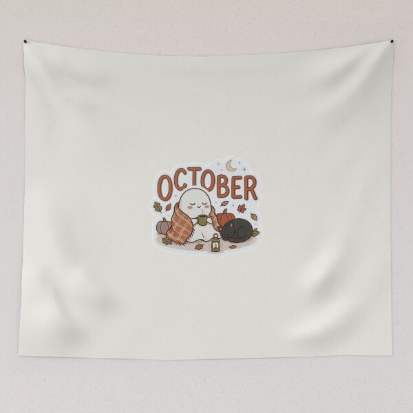 Item preview, Minimalist Cozy October Fall Aesthetic designed and sold by Pransis_Diginer_26.