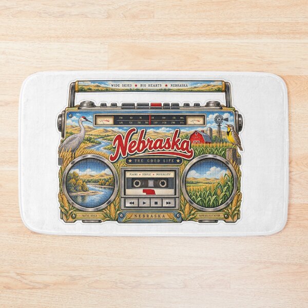 Item preview, Nebraska Gen X Boom Box designed and sold by Whimspired By Paxx.