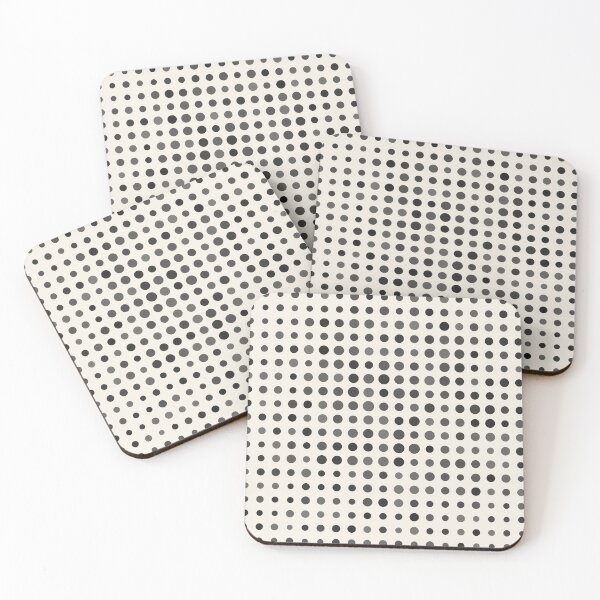 Item preview, Halftone Dot Grid — Monochrome Abstract Pattern designed and sold by Tomaker.
