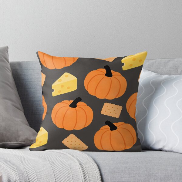 Item preview, Cute Pumpkin Cheese Cracker Autumn Pattern designed and sold by FestivityFinds.