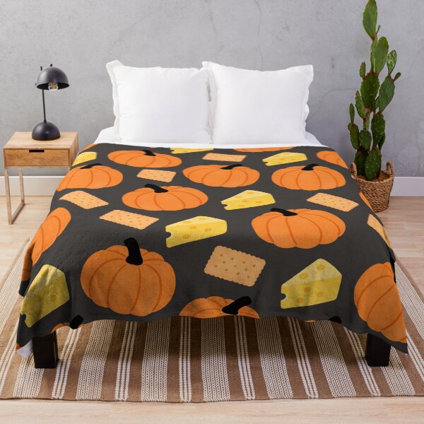 Item preview, Cute Pumpkin Cheese Cracker Autumn Pattern designed and sold by FestivityFinds.