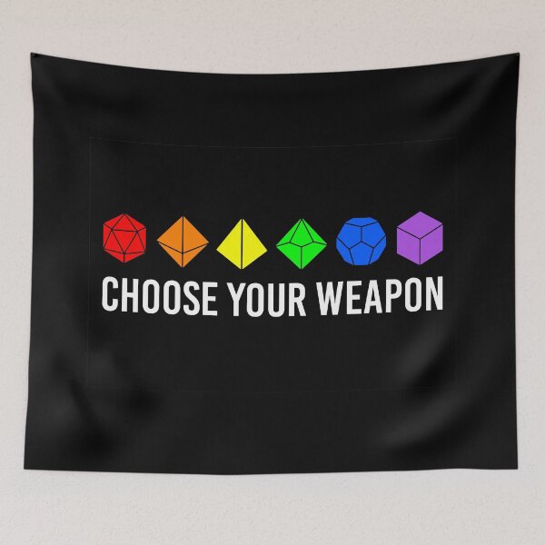 Item preview, Rainbow Dices: Choose Your Weapon designed and sold by ChaoticArtandDesign.
