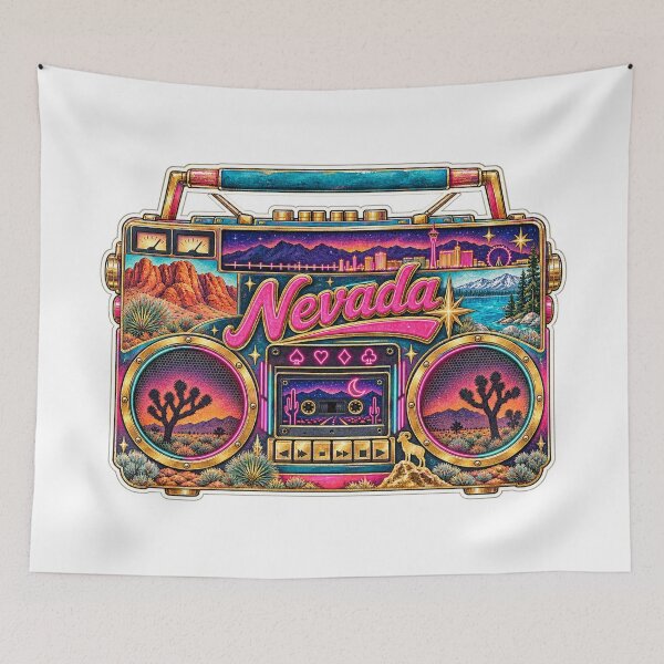 Item preview, Nevada Gen X Boom Box designed and sold by Whimspired By Paxx.