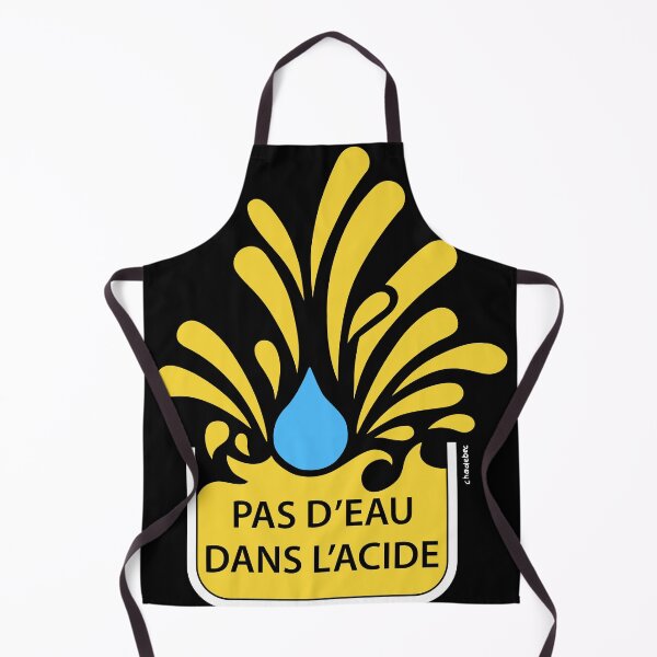 Item preview, Vintage French Safety Graphic Poster - No Water in the Acid designed and sold by Lewis Spragg.