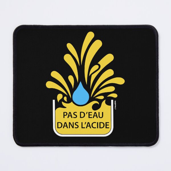 Item preview, Vintage French Safety Graphic Poster - No Water in the Acid designed and sold by Lewis Spragg.