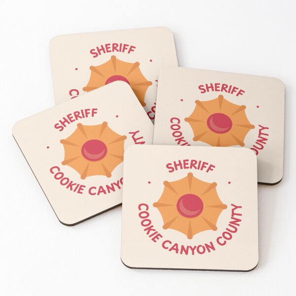 Item preview, Cookie Canyon County Sheriff Badge - Cute Western designed and sold by Drawings Project.