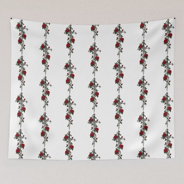Item preview, Gothic Sword Wrapped in Red Roses designed and sold by skyartdesign.