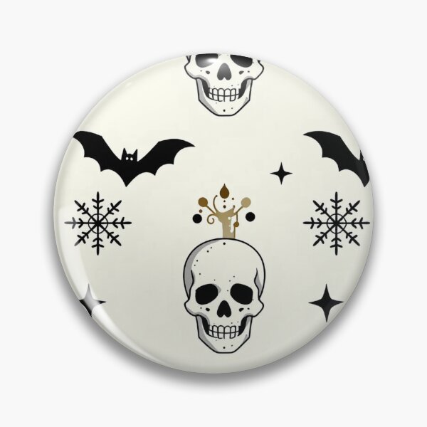 Item preview, Pastel Goth Skull Melting Candle Seamless Pattern designed and sold by FestivityFinds.