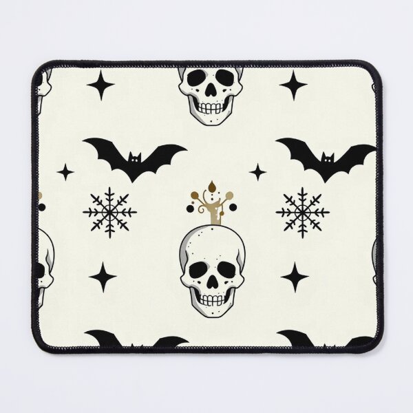 Item preview, Pastel Goth Skull Melting Candle Seamless Pattern designed and sold by FestivityFinds.