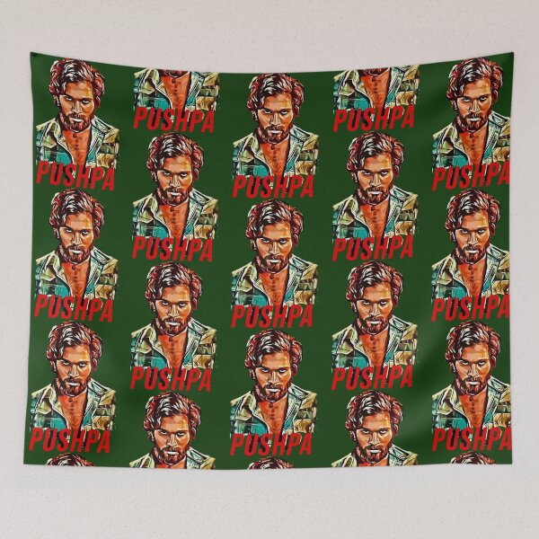 Item preview, Pushpa Tollywood Movie Bollywood Tshirt designed and sold by VinylBloom.