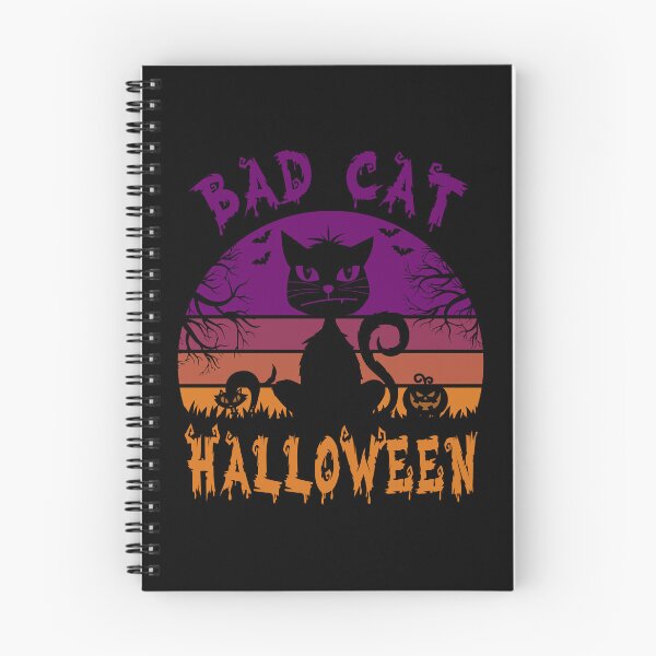 Item preview, Bad Cat Halloween Cute Spooky Cat Lover Gift designed and sold by Say It With Ink.