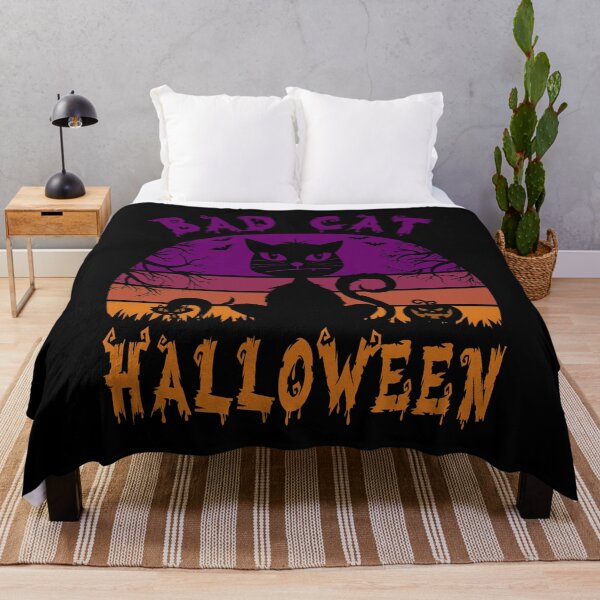 Item preview, Bad Cat Halloween Cute Spooky Cat Lover Gift designed and sold by Say It With Ink.