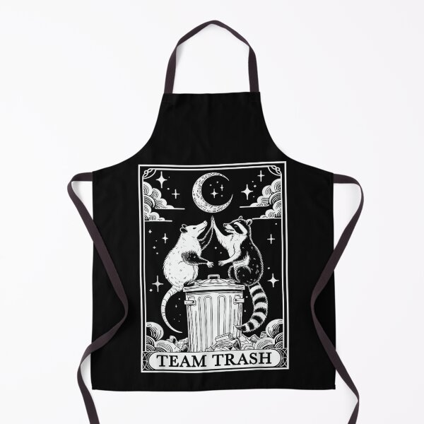 Item preview, Tarot Card Vintage Team Trash Crescent Moon Opossum Raccoon  designed and sold by River Silva.