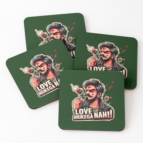 Item preview, Love Jhukega Nahi – Swag Romance  designed and sold by VinylBloom.