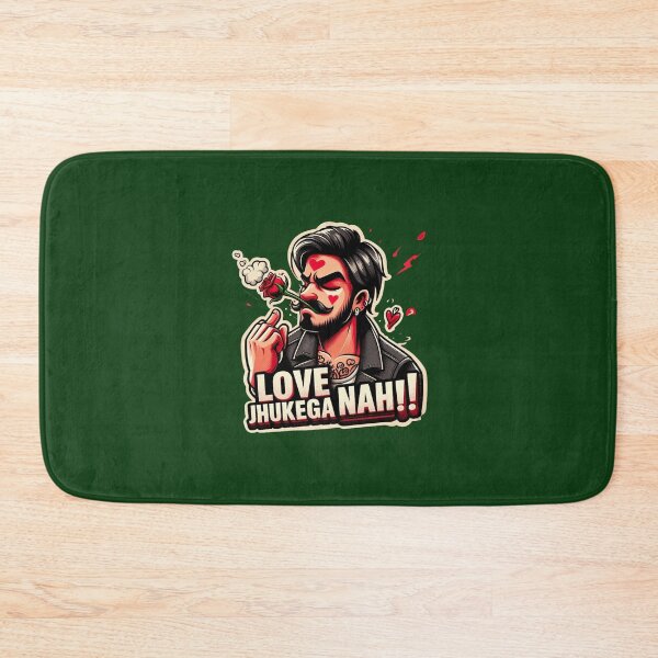 Item preview, Love Jhukega Nahi – Swag Romance  designed and sold by VinylBloom.