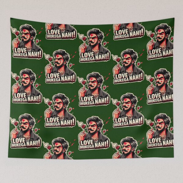 Item preview, Love Jhukega Nahi – Swag Romance  designed and sold by VinylBloom.
