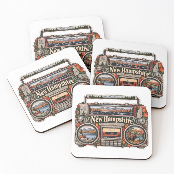 Item preview, New Hampshire Gen X Boom Box designed and sold by Whimspired By Paxx.