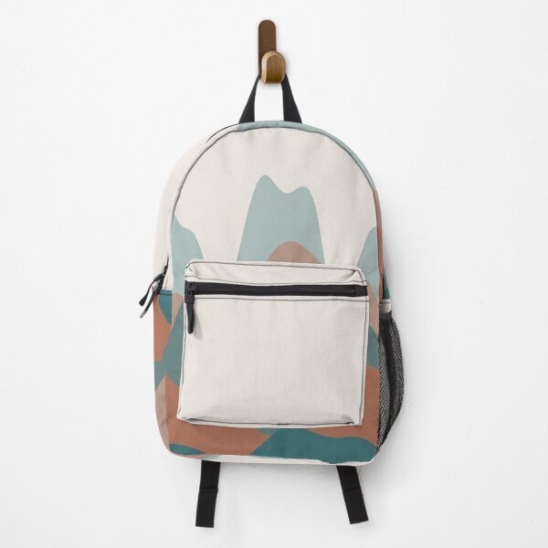 Item preview, Layered Peaks — Abstract Mountain Range Print designed and sold by Tomaker.
