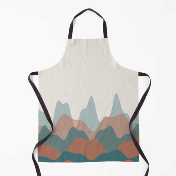 Item preview, Layered Peaks — Abstract Mountain Range Print designed and sold by Tomaker.