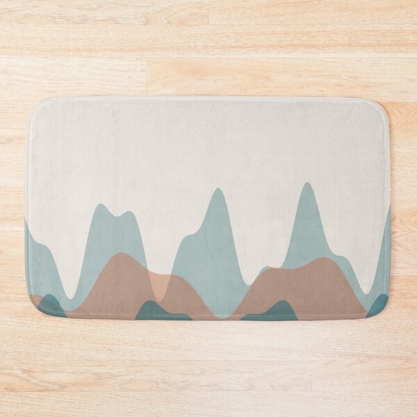 Item preview, Layered Peaks — Abstract Mountain Range Print designed and sold by Tomaker.