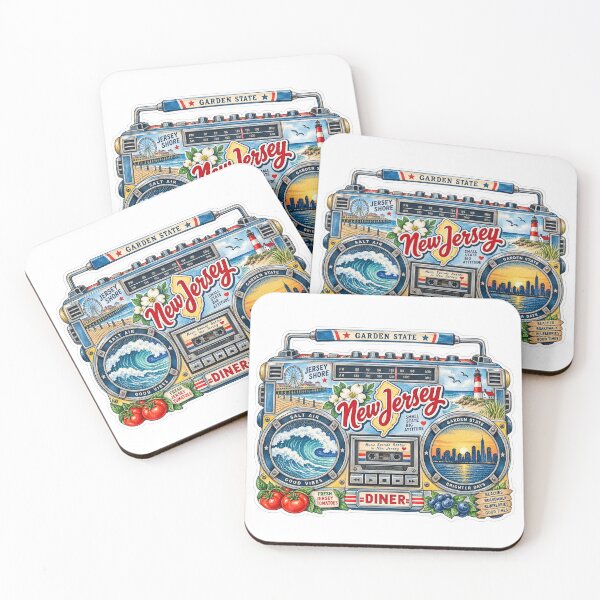 Item preview, New Jersey Gen X Boom Box designed and sold by Whimspired By Paxx.