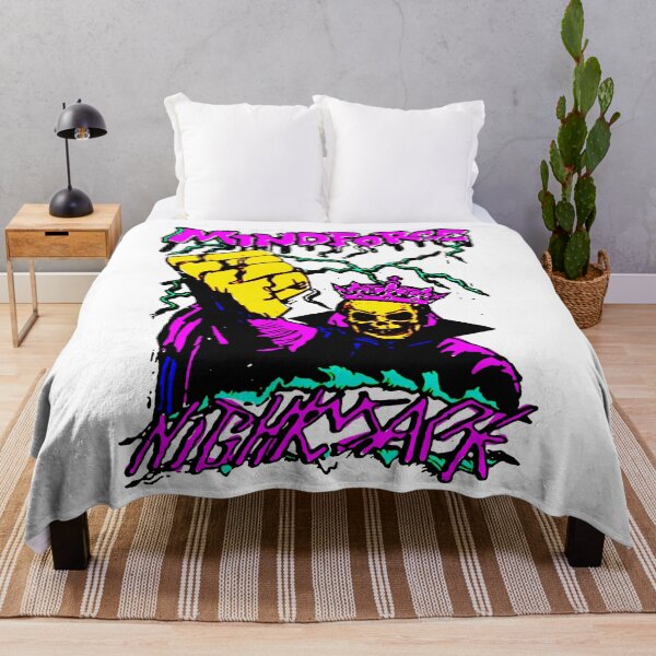 Item preview, Purple Typography With Yellow Skull designed and sold by DeadTired666.