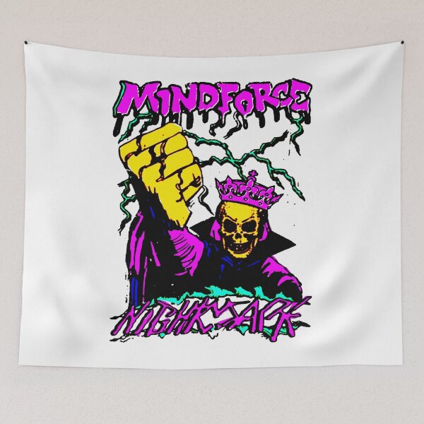 Item preview, Purple Typography With Yellow Skull designed and sold by DeadTired666.