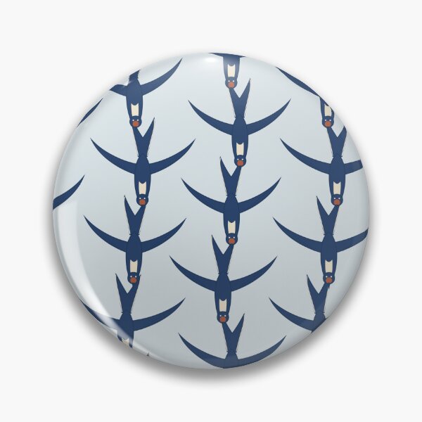 Item preview, Swallow Dive Ukiyo-e Vertical Interlock Pattern designed and sold by KungPowUnicorn.