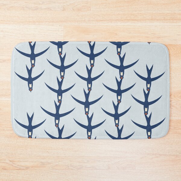 Item preview, Swallow Dive Ukiyo-e Vertical Interlock Pattern designed and sold by KungPowUnicorn.