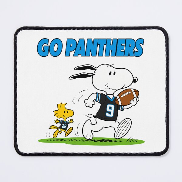 Item preview, Snoopy & Woodstock Carolina Panthers Football Retro F457 designed and sold by GLUVY-THEME.