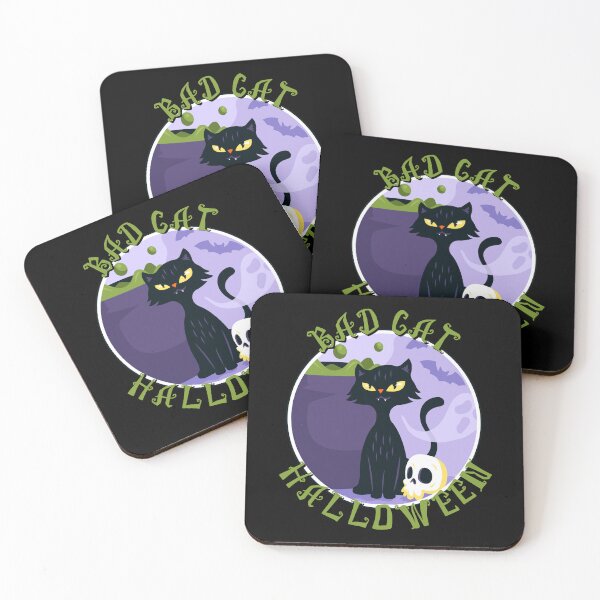 Item preview, Bad Cat Halloween Witchy Black Cat Cauldron Gift designed and sold by Say It With Ink.