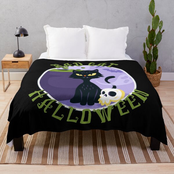 Item preview, Bad Cat Halloween Witchy Black Cat Cauldron Gift designed and sold by Say It With Ink.