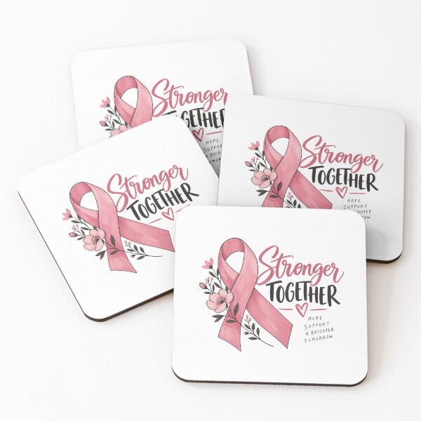 Item preview, Stronger Together Pink Ribbon – Hope & Support Awareness Design designed and sold by 1DreamerShop.