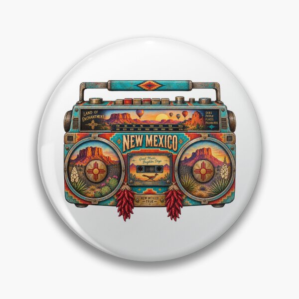 Item preview, New Mexico Gen X Boom Box designed and sold by Whimspired By Paxx.