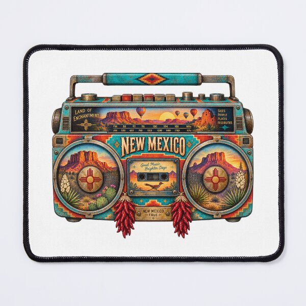 Item preview, New Mexico Gen X Boom Box designed and sold by Whimspired By Paxx.