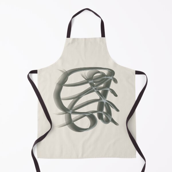 Item preview, Dark Charcoal Fluid Swirls on Cream Japandi Pattern designed and sold by CaramelCo.