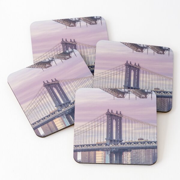 Item preview, Manhattan Bridge at Purple Sunset designed and sold by assaf.