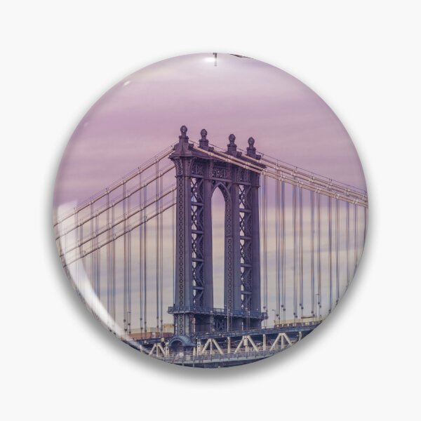 Item preview, Manhattan Bridge at Purple Sunset designed and sold by assaf.