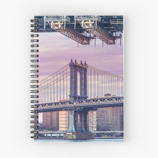 Item preview, Manhattan Bridge at Purple Sunset designed and sold by assaf.