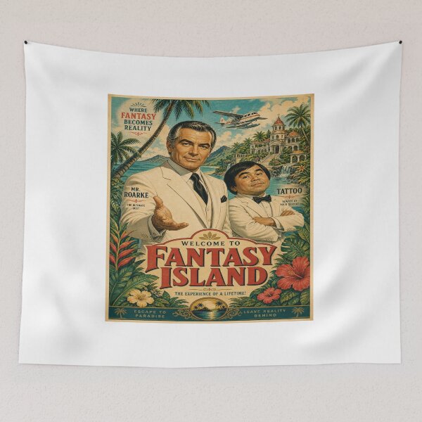 Item preview, Fantasy Island designed and sold by Artnovalty.redbubble.com.