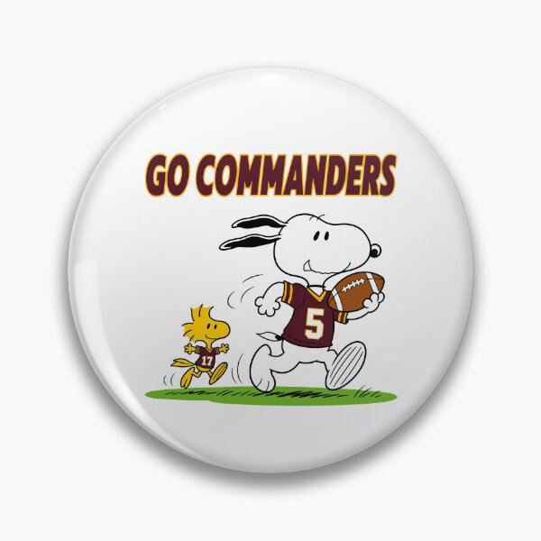 Item preview, Snoopy & Woodstock Washington Commanders Football Retro F458 designed and sold by GLUVY-THEME.